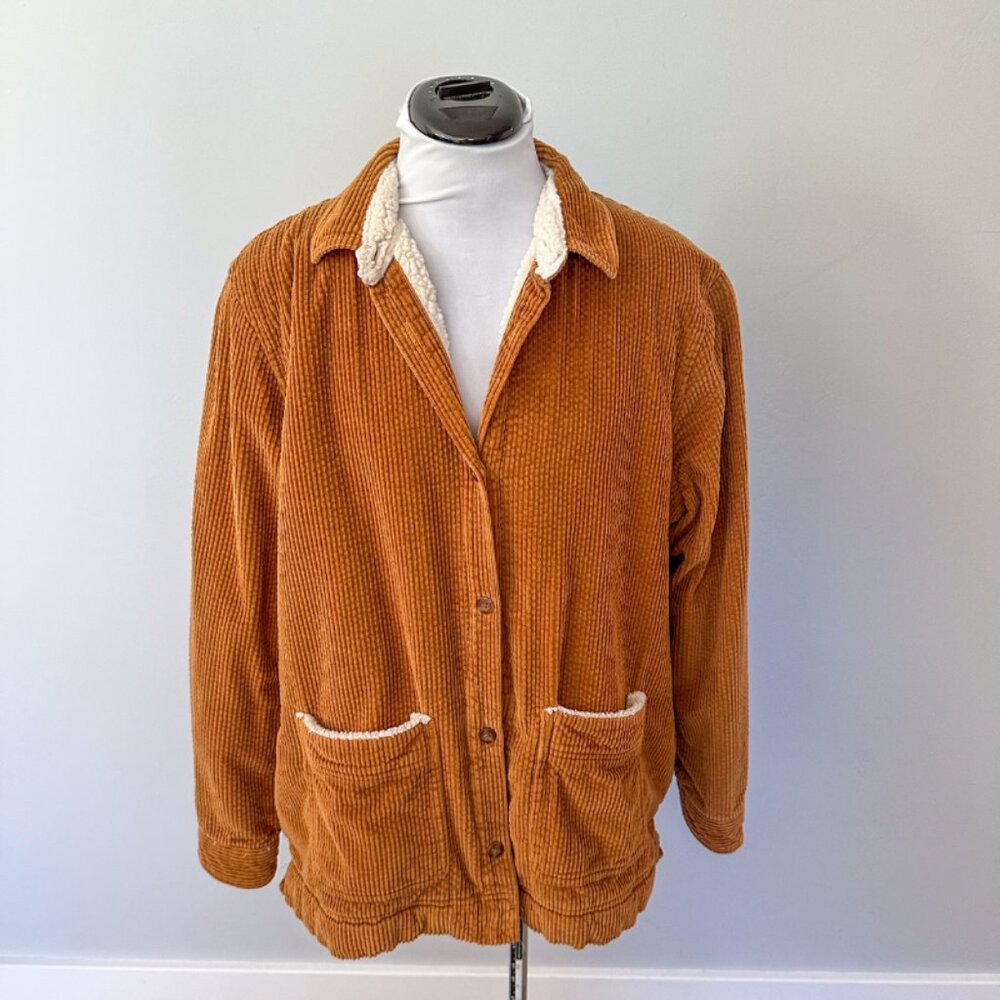 Vintage LL Bean Corduroy Sherpa Jacket